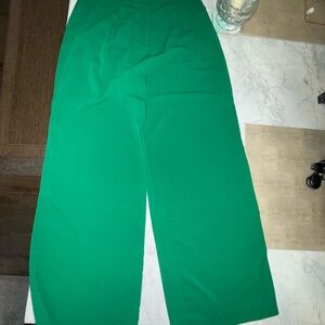 Elegant Green Women's Pants